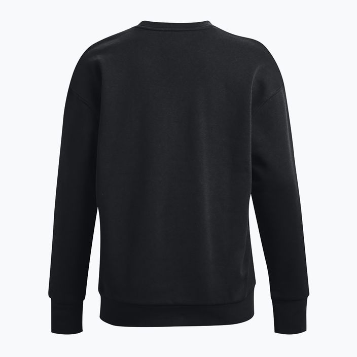 Under Armour Essential Fleece Crew black/white дамски суитшърт 6