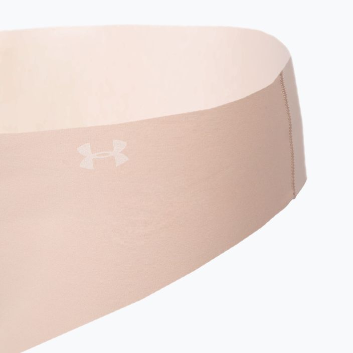 Under Armour дамски безшевни бикини Ps Thong 3-Pack beige 1325615-249 4