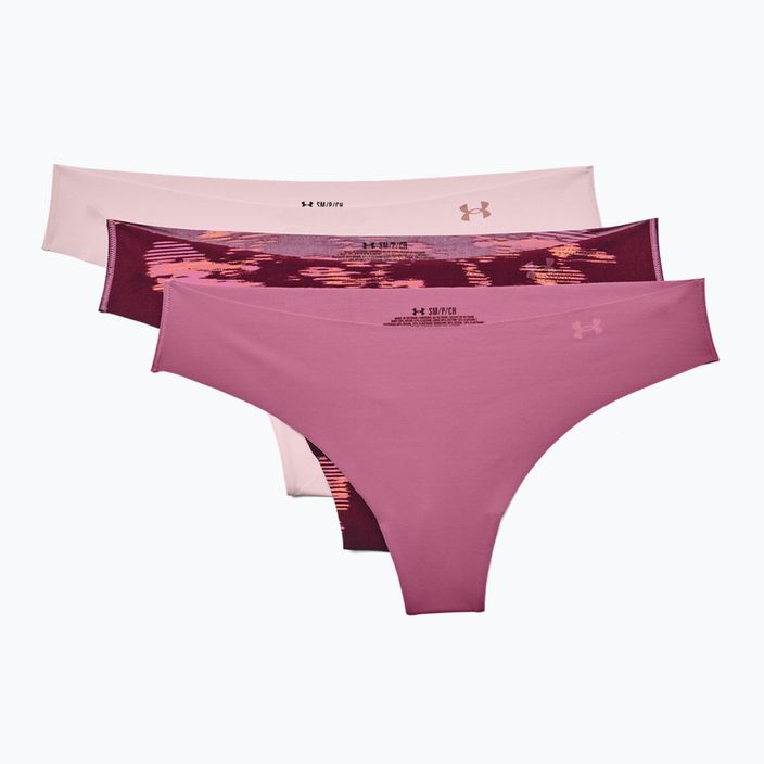 Under Armour дамски безшевни бикини Ps Thong 3-Pack pink 1325617-669 9