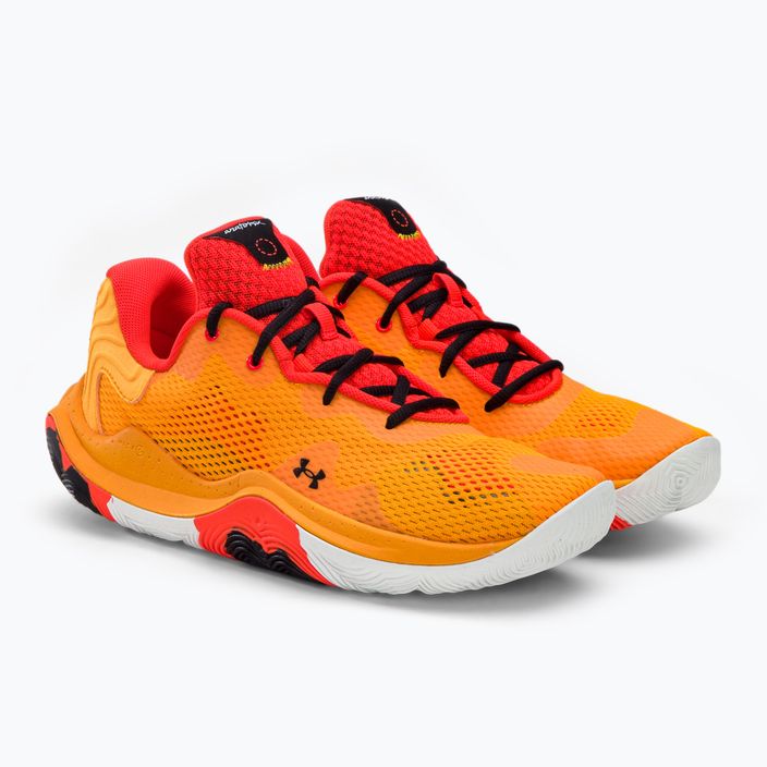 Мъжки баскетболни обувки Under Armour Spawn 4 800 оранжево 3024971-800 4