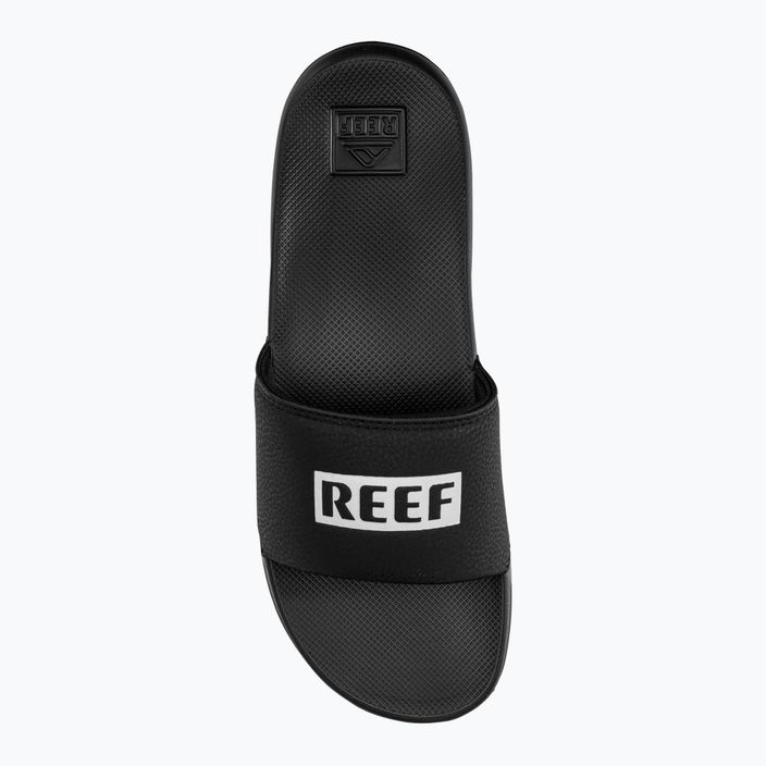 Джапанки REEF One Slide за мъже в черно и бяло CI7076 6