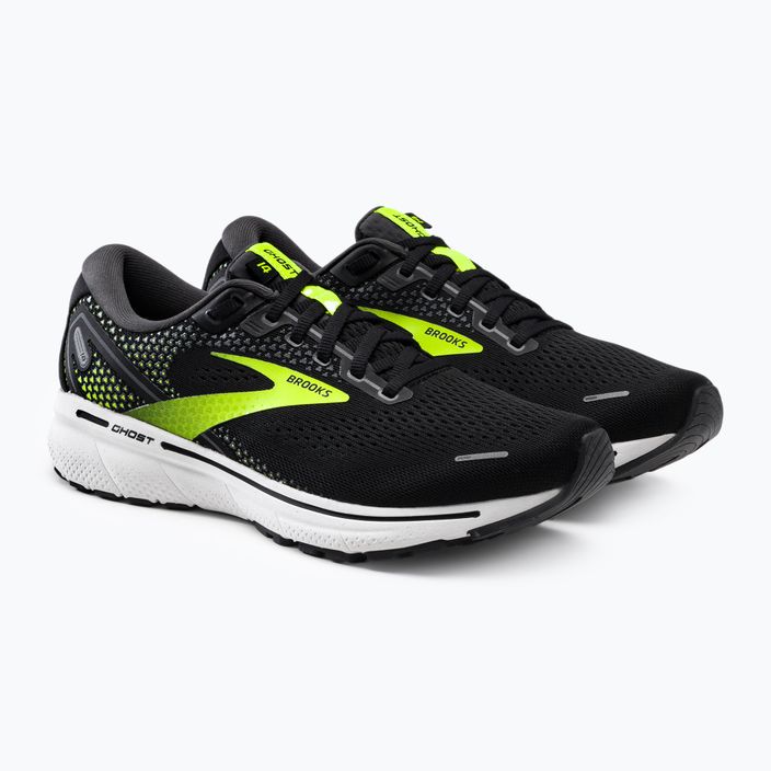 Мъжки обувки за бягане BROOKS Ghost 14 black-green 1103691D047 5