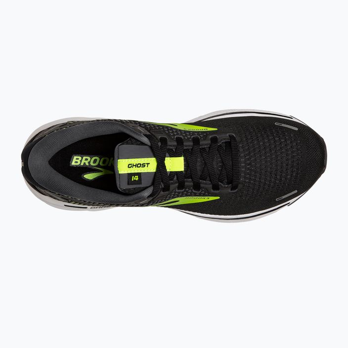 Мъжки обувки за бягане BROOKS Ghost 14 black-green 1103691D047 12