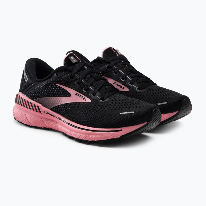 Дамски обувки за бягане BROOKS Adrenaline GTS 22 black/pink 1203531B054 5