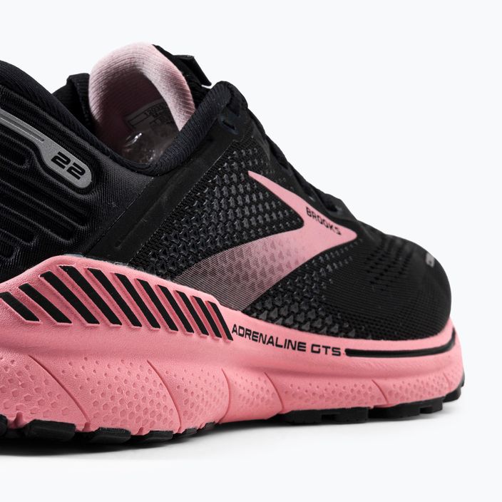 Дамски обувки за бягане BROOKS Adrenaline GTS 22 black/pink 1203531B054 9