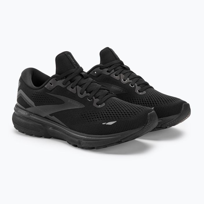 Brooks Ghost 15 мъжки обувки за бягане black/blacl/ebony 4