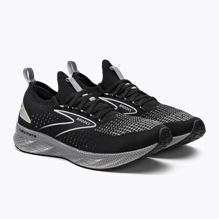 Brooks Levitate StealthFit 6 мъжки обувки за бягане черни 1103971D046 4