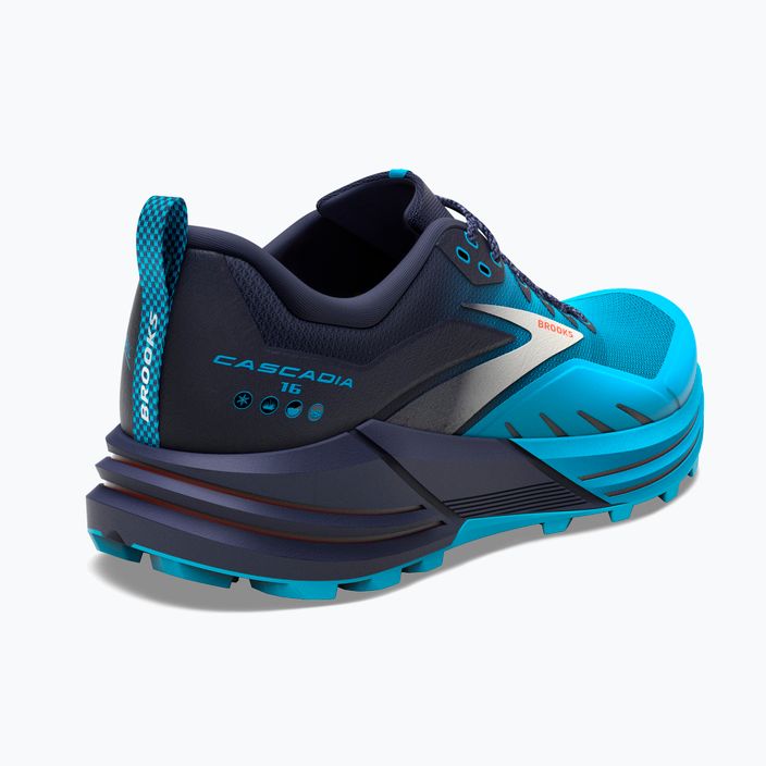 Brooks Cascadia 16 мъжки обувки за бягане peacoat/atomic blue/rooibos 10
