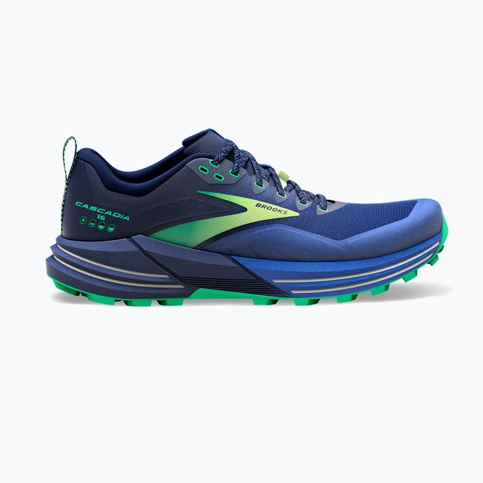 Мъжки обувки за бягане Brooks Cascadia 16 blue/surf the web/green 8