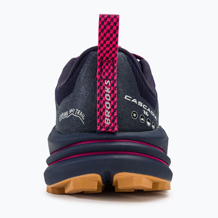Brooks Cascadia 16 дамски обувки за бягане peacoat/pink/biscuit 6