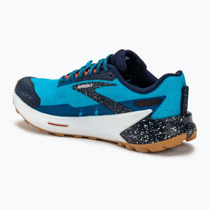 Brooks Catamount 2 мъжки обувки за бягане peacoat/atomic blue/roobios 3