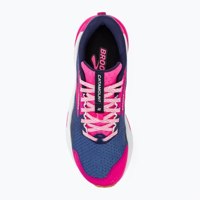 Brooks Catamount 2 дамски обувки за бягане peacoat/pink/biscuit 5