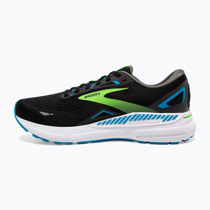 Brooks Adrenaline GTS 23 black/hawaiian ocean/green мъжки обувки за бягане 13