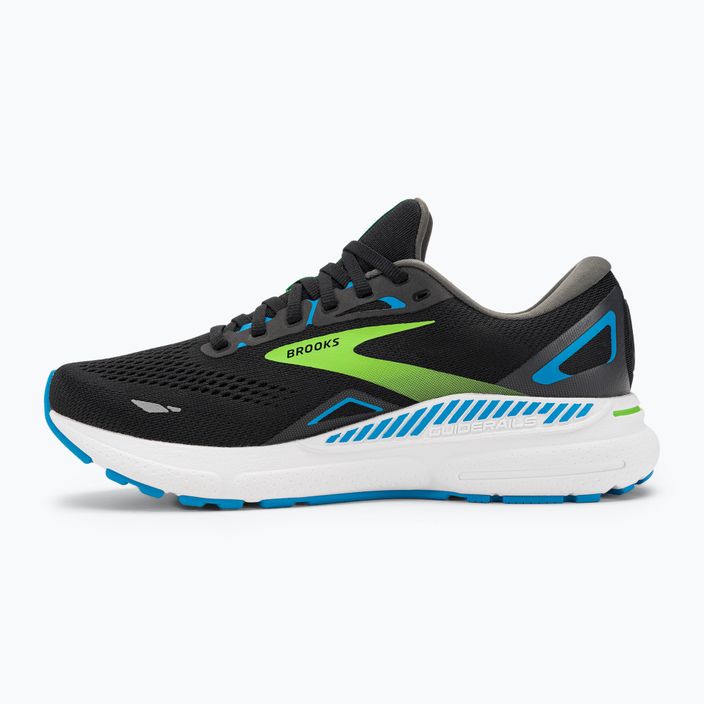 Brooks Adrenaline GTS 23 black/hawaiian ocean/green мъжки обувки за бягане 10