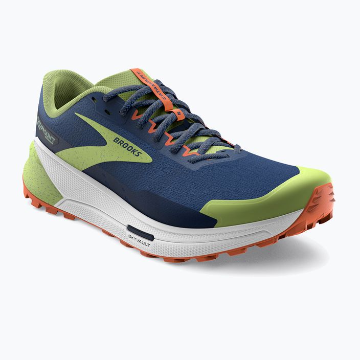 Мъжки обувки за бягане Brooks Catamount 2, тъмносини/огнена треска/остро зелено 8