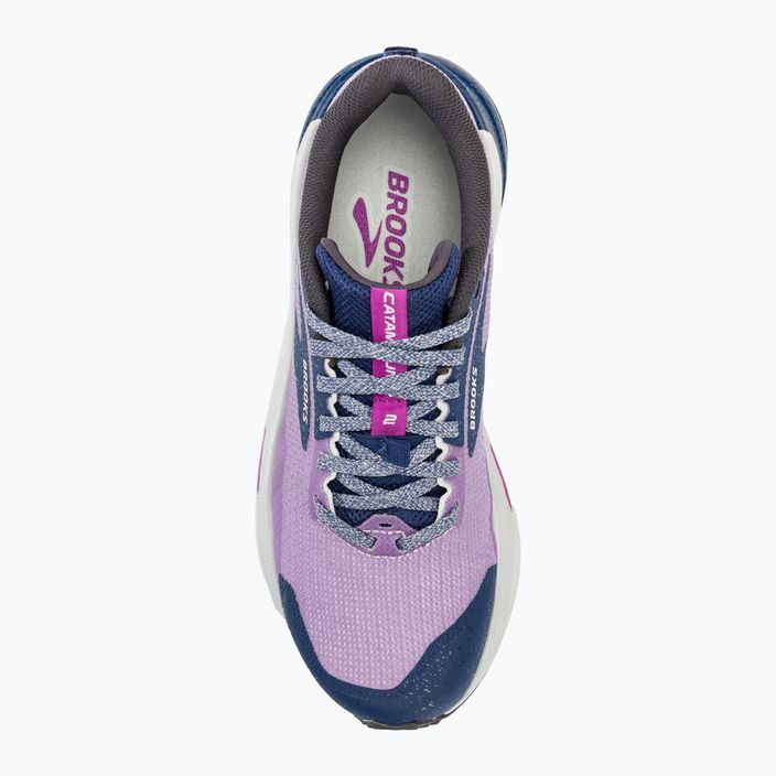 Дамски обувки за бягане Brooks Catamount 2 виолетово/нави/стрица 5