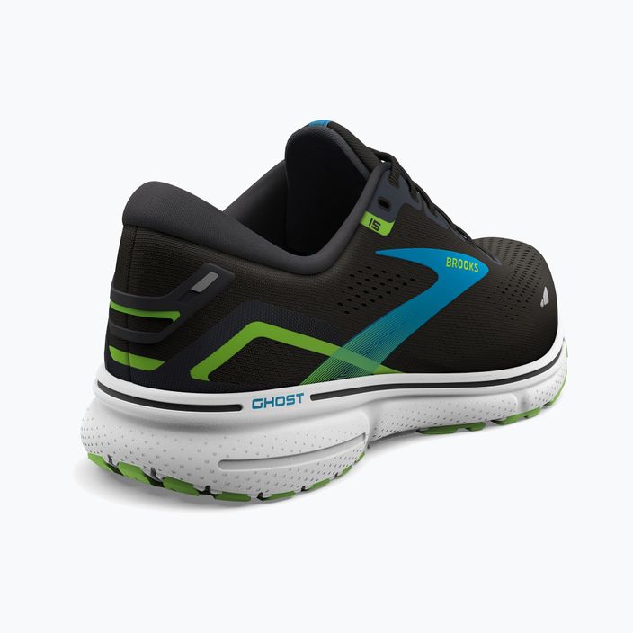 Мъжки обувки за бягане Brooks Ghost 15 black/hawaiian pcean/green 16