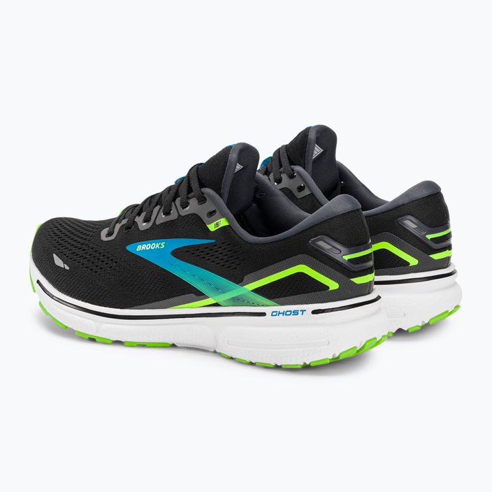 Мъжки обувки за бягане Brooks Ghost 15 black/hawaiian pcean/green 3