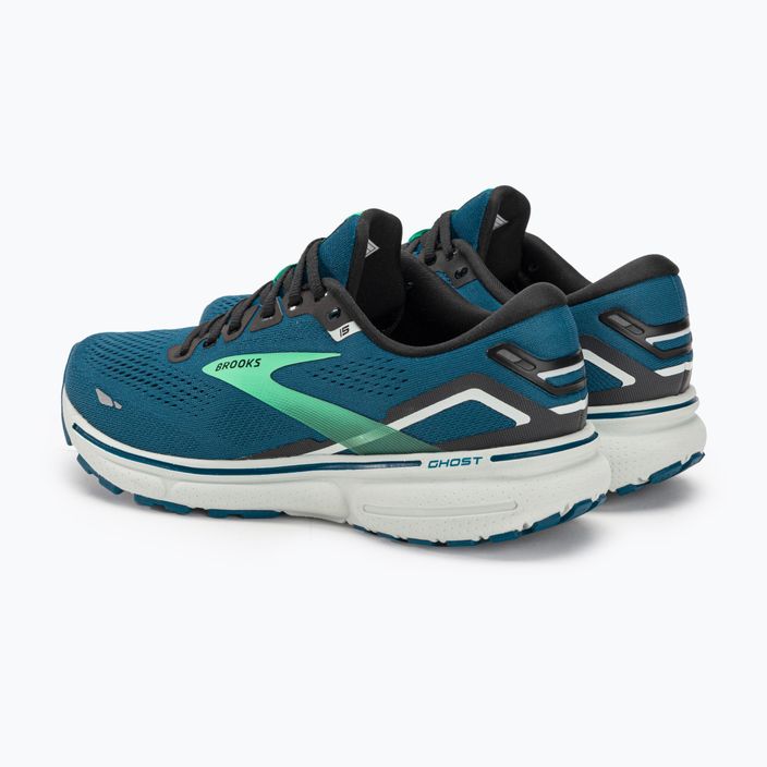 Мъжки обувки за бягане Brooks Ghost 15 morrocan blue/black/spring bud 3