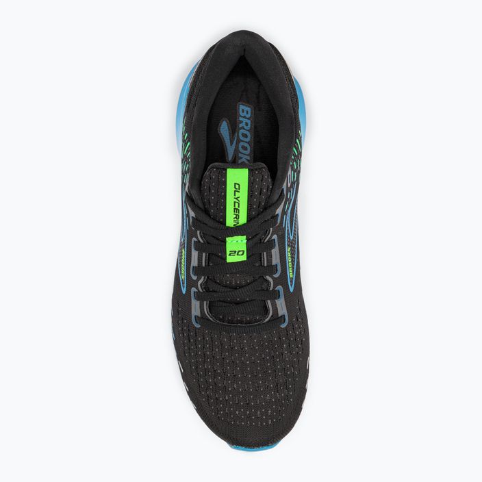 Мъжки обувки за бягане Brooks Glycerin 20 black/hawaiian ocean/green 8