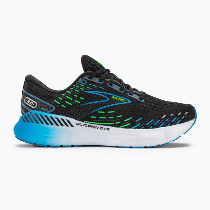 Мъжки обувки за бягане Brooks Glycerin GTS 20 black/hawaiian ocean/green 2