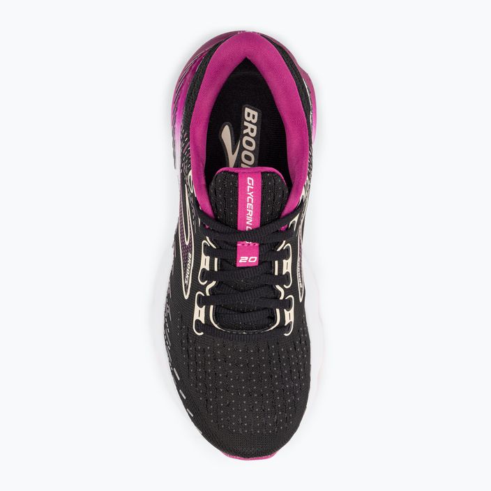 Дамски обувки за бягане Brooks Glycerin GTS 20 black/fuchsia/linen 8