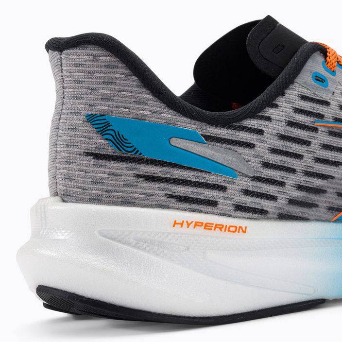 Мъжки обувки за бягане Brooks Hyperion сиво/атомично синьо/кафяво 9