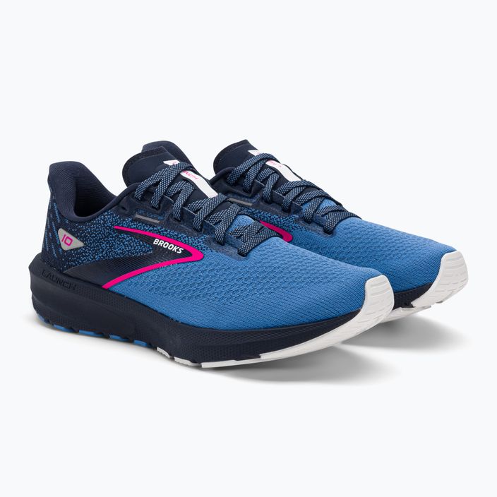 Мъжки обувки Brooks Launch 10 peacot/marina blue/pink glo дамски 4