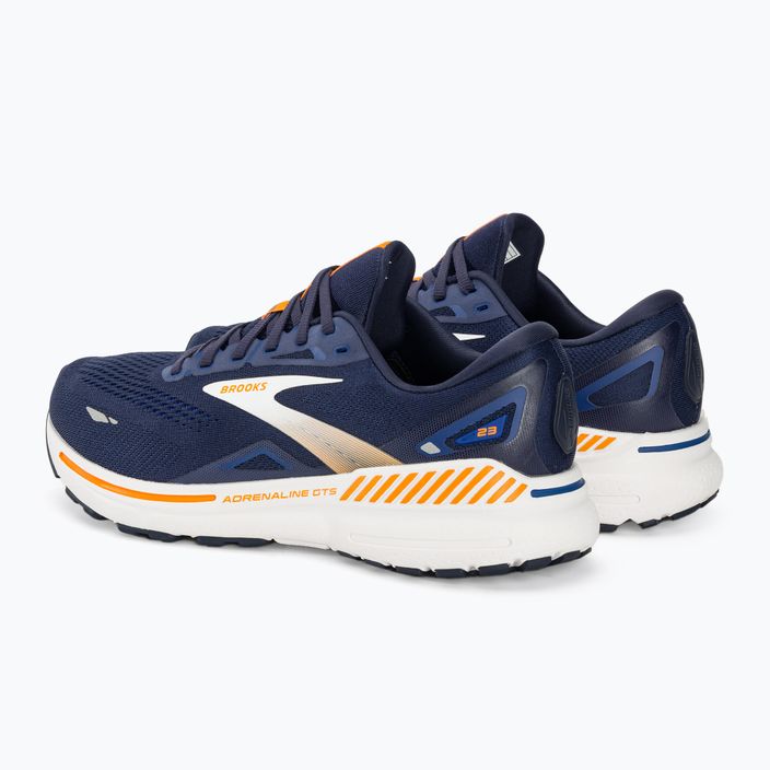 Brooks Adrenaline GTS 23 мъжки обувки за бягане peacoat/ultramarine/orange 4