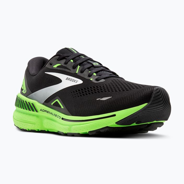 Brooks Adrenaline GTS 23 черни/зелени/бели мъжки обувки за бягане 8