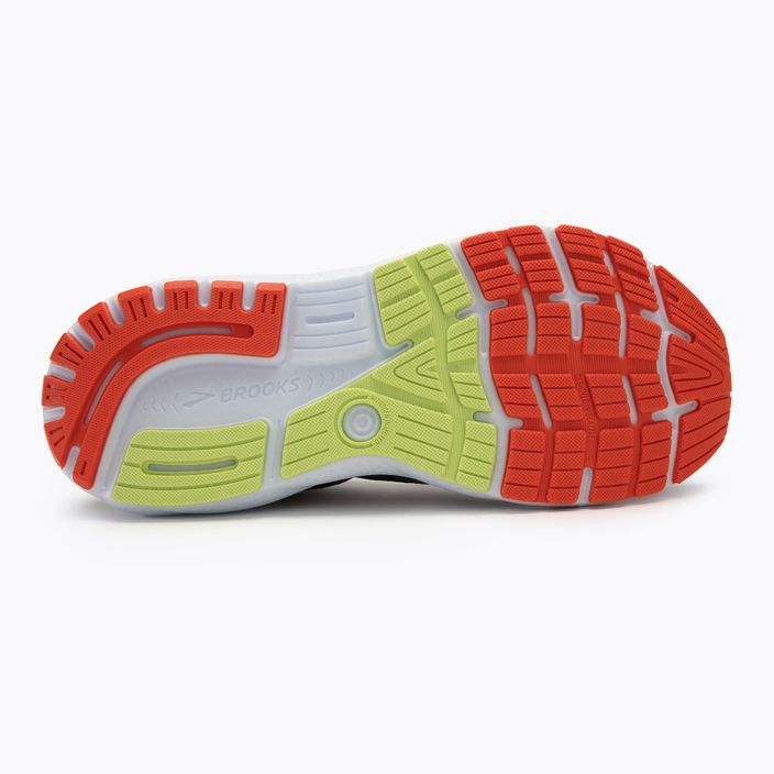 Мъжки обувки за бягане Brooks Ghost 16 black/mandarin red/green 4