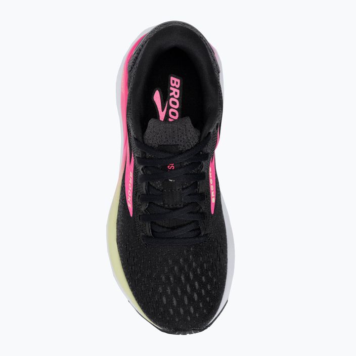 Brooks Ghost 16 дамски обувки за бягане черно/розово/жълто 5