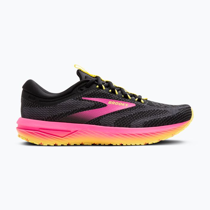 Дамски обувки за бягане Brooks Revel 7 black/pink/lemon tonic 2