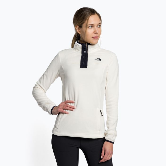 Флийс потник за жени The North Face Homesafe Snap Neck white NF0A55HPR8R1