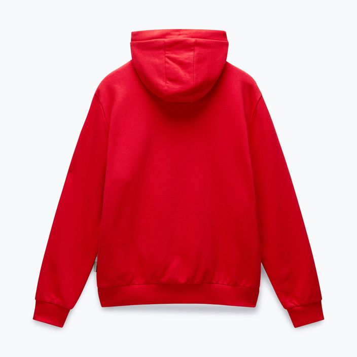 Мъжки суитчър Napapijri Burgee Half Zip Hooded 2.0 red goji 6