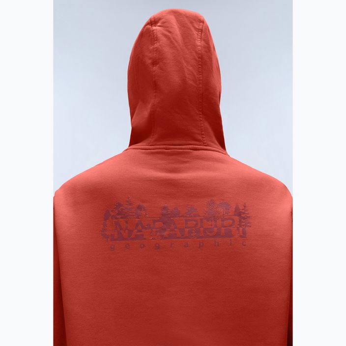 Дамски суитшърт Napapijri B-Blanche Hooded red sauce 4