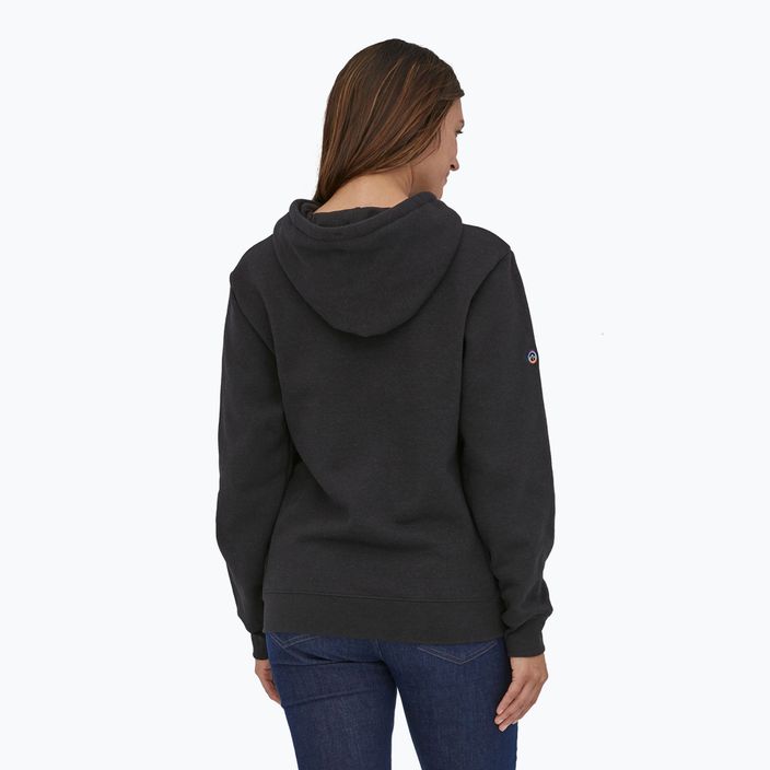 Patagonia Fitz Roy Icon Uprisal Hoody суитшърт мастилено черно 2