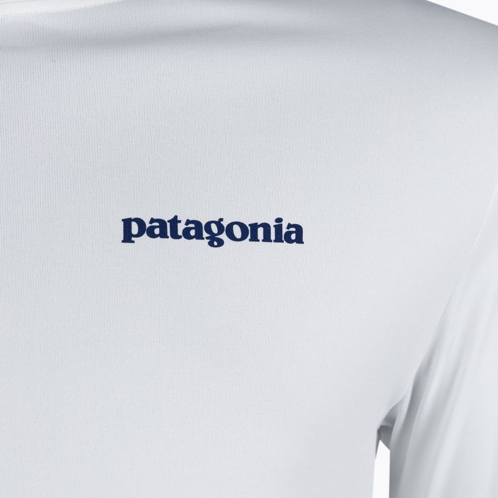 Мъжка риза Patagonia Cap Cool Daily Graphic Shirt-Waters LS boardshort logo/white trekking longsleeve 5
