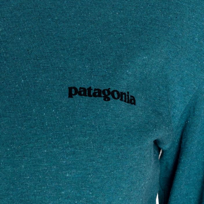 Дамски трекинг с дълъг ръкав Patagonia P-6 Logo Responsibili-Tee belay blue 5