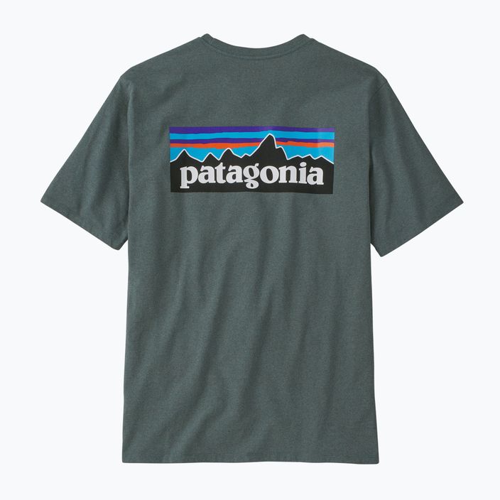 Мъжка риза за трекинг Patagonia P-6 Logo Responsibili-Tee nouveau green 4