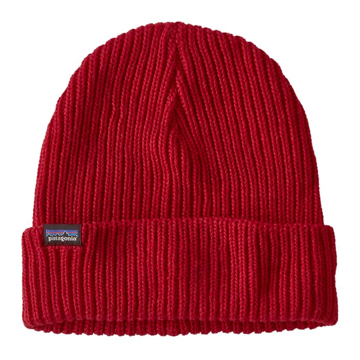 Patagonia Fishermans Rolled Beanie зимна шапка touring red 2