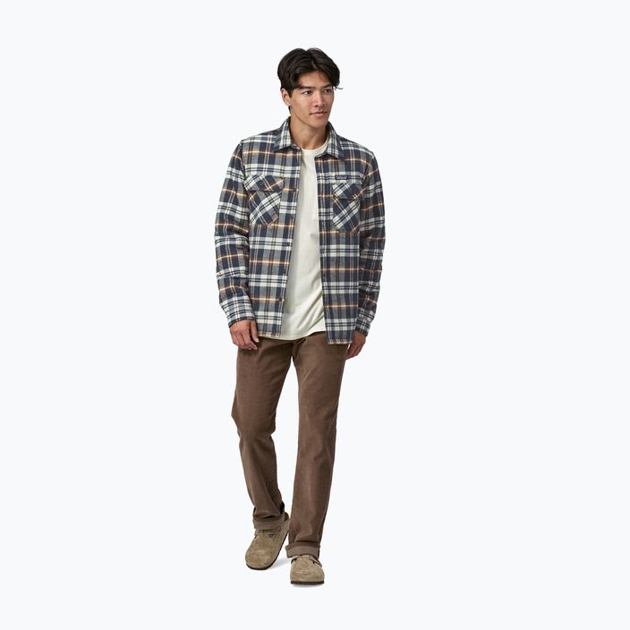 Мъжка риза Patagonia Insulated Organic Cotton MW Fjord Flannel fields/new navy 3