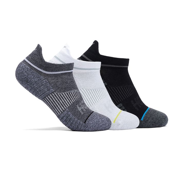 Чорапи за бягане HOKA No-Show 3 чифта white/black/grey 2