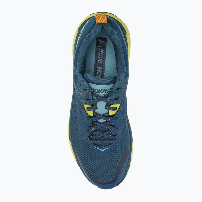 Мъжки обувки за бягане на HOKA Challenger ATR 6 blue/yellow 1106510-BCEP 5