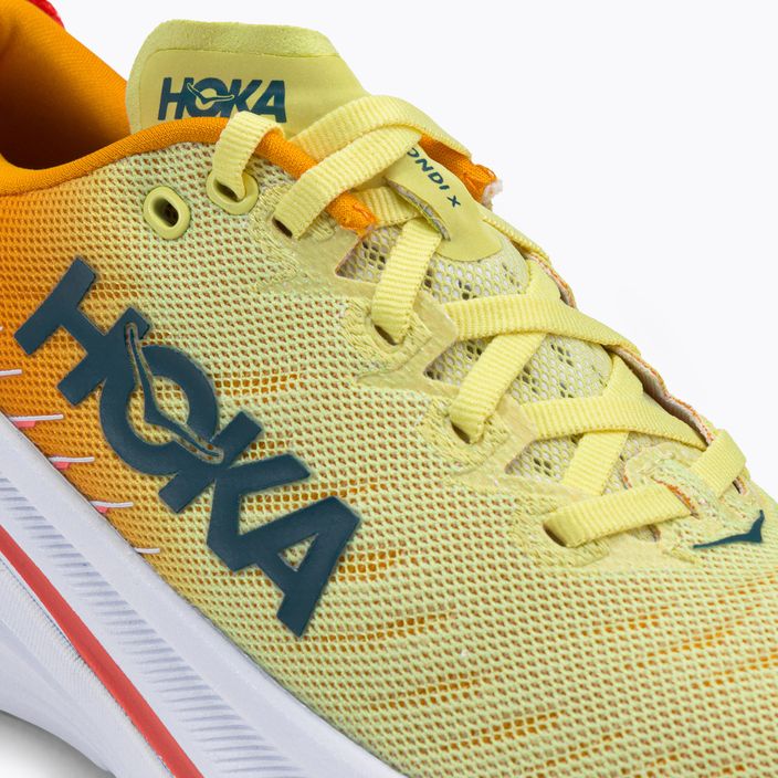 Дамски обувки за бягане HOKA Bondi X yellow-orange 1113513-YPRY 11