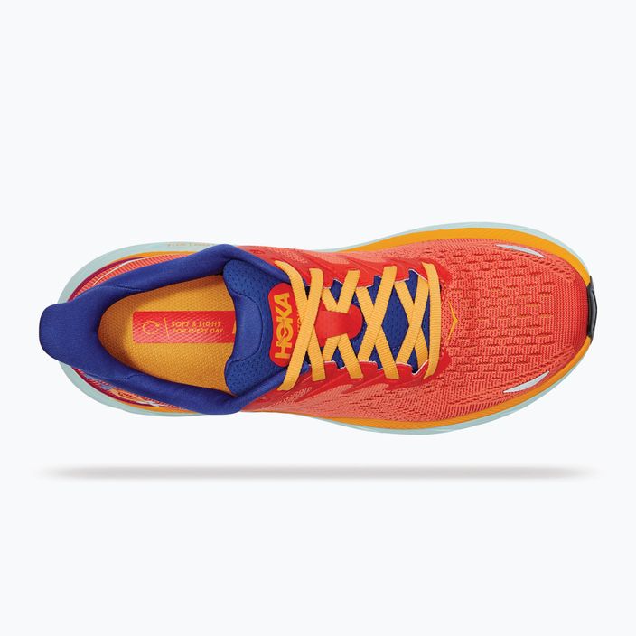 Дамски обувки за бягане HOKA Clifton 8 orange 1119394-FBLN 13