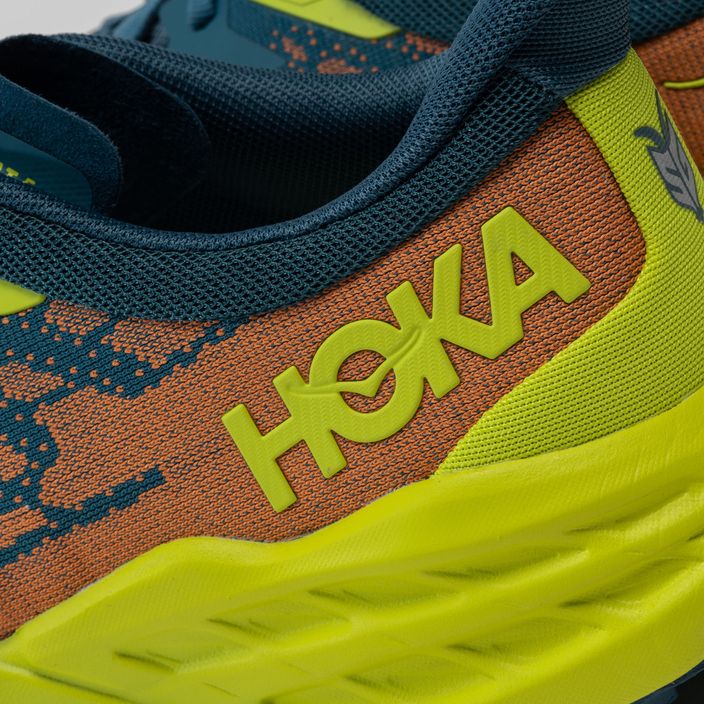 Мъжки обувки за бягане HOKA Speedgoat 5, синьо-зелени 1123157-BCEP 7
