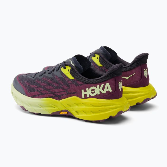 Дамски обувки за бягане HOKA Speedgoat 5 blue graphite/evening primrose 4