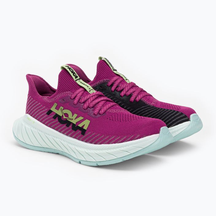 Дамски обувки за бягане HOKA Carbon X 3 pink 1123193-FFBL 5