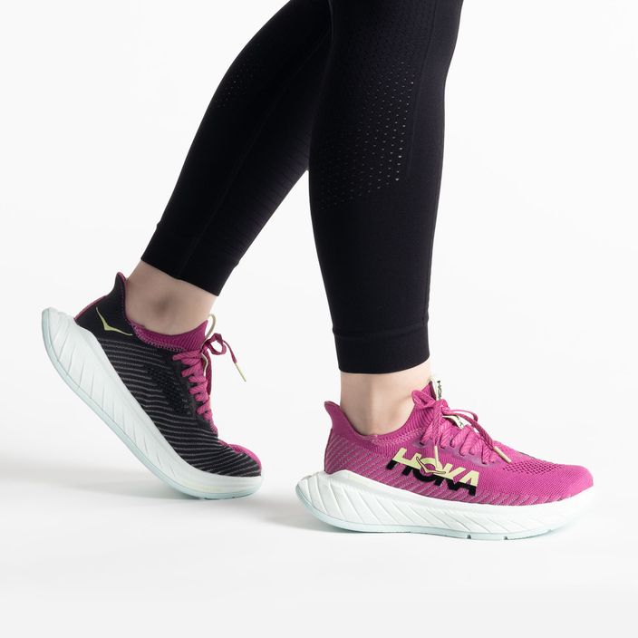 Дамски обувки за бягане HOKA Carbon X 3 pink 1123193-FFBL 2